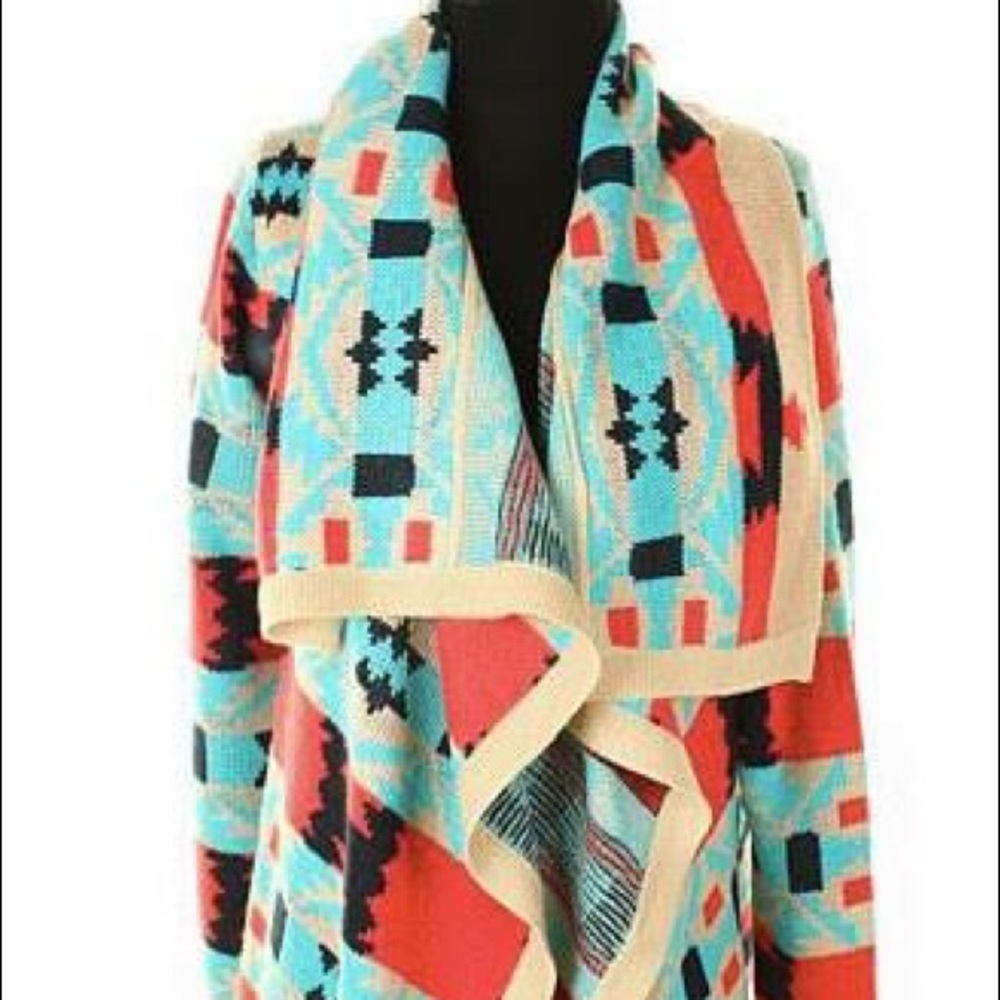 aztec cardigan